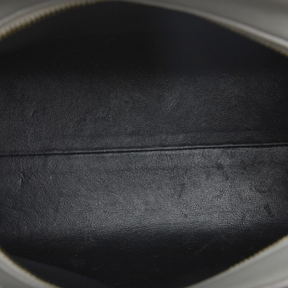 Saint Laurent Monogram Cabas Handbag Leather Gray - Picture 6 of 8